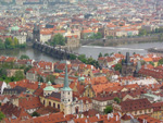 Прага. Карлов мост. Панорама города