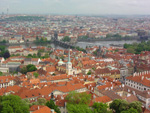 Прага. Карлов мост. Панорама города
