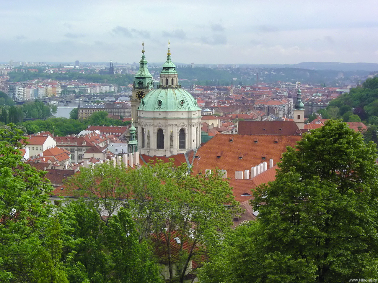 Прага. Панорама города